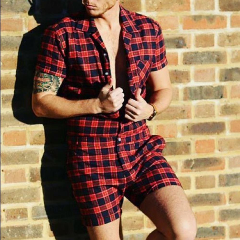 RomperJack Flannel Romper